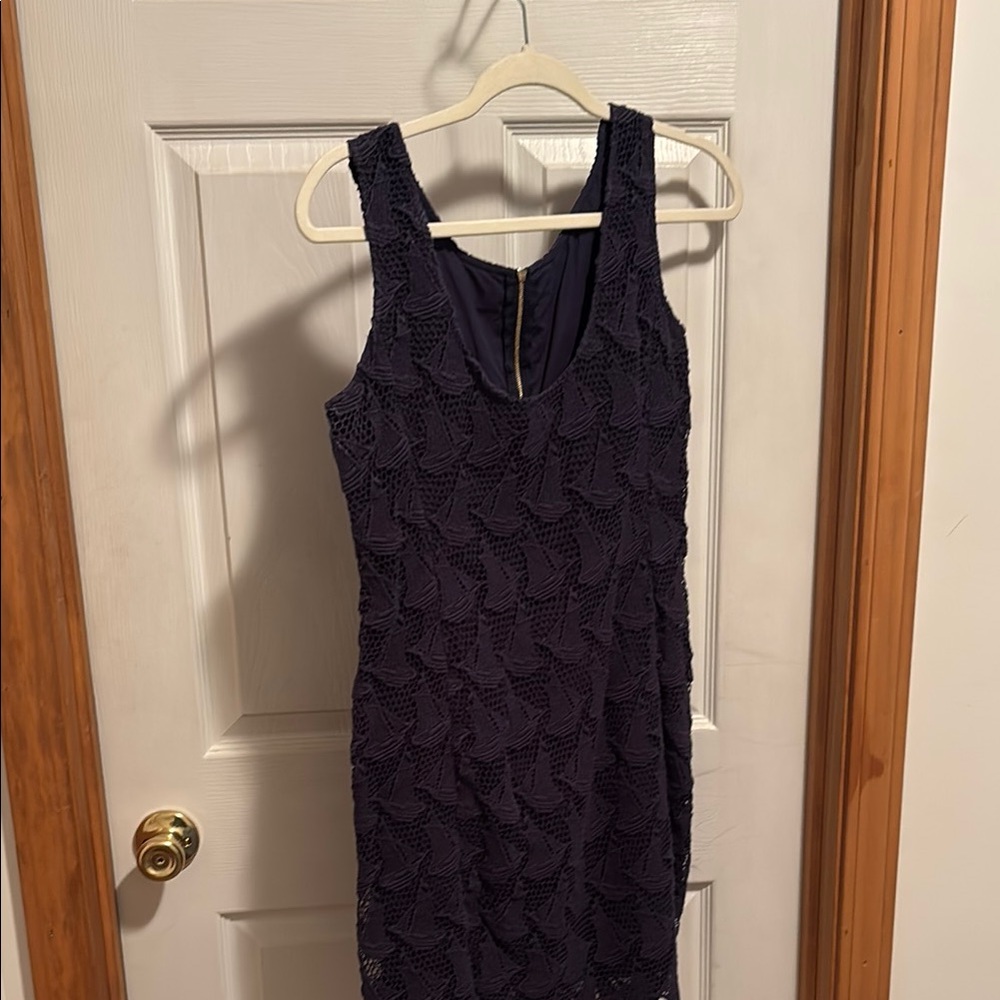 Lilly Pulitzer Blue Bodycon Mini Dress